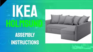 IKEA Holmsund Sofabed Assembly Instructions