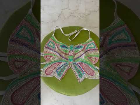 DIY BUTTERFLY TOP🦋 #diy #shwetamahadik #style #fashion #handmade #art #shorts