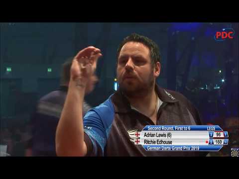 Fantastic Ending To A Darts Match! - 2019 German Darts Grand Prix - Round 2 - Edhouse vs Lewis
