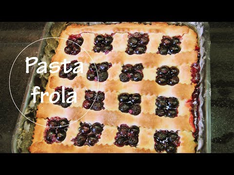 Como hacer PASTA FROLA con MERMELADA y FRUTOS de ARANDANOS - muy fácil | Acqua Rosa Recetas