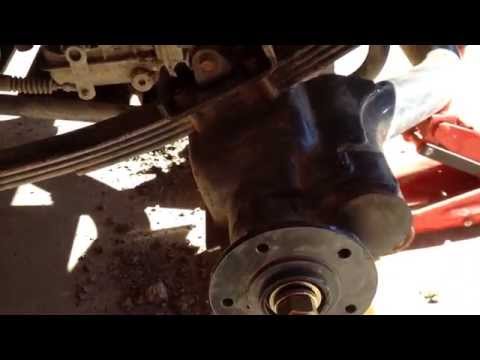 RTV900 rear axle repair: The axle support bar removal idea that DID NOT work
