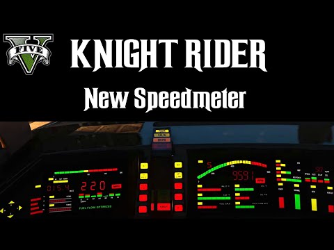 Knight Rider Mod GTA 5 - New Speedmeter Upgrade