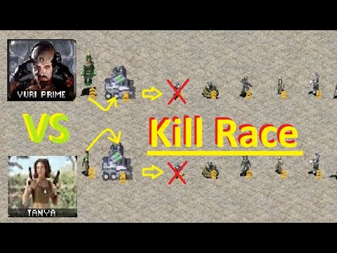 Tanya IFV vs Yuri Prime IFV - KILL RACE :Red Alert 2