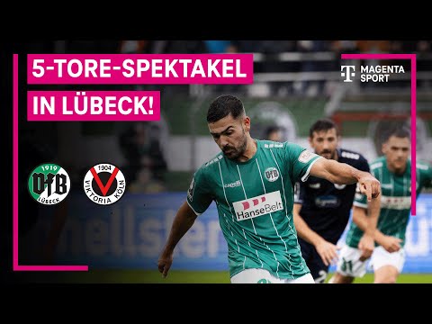 VfB Lübeck - FC Viktoria Köln, Highlights mit Live-Kommentar | 3. Liga | MAGENTA SPORT
