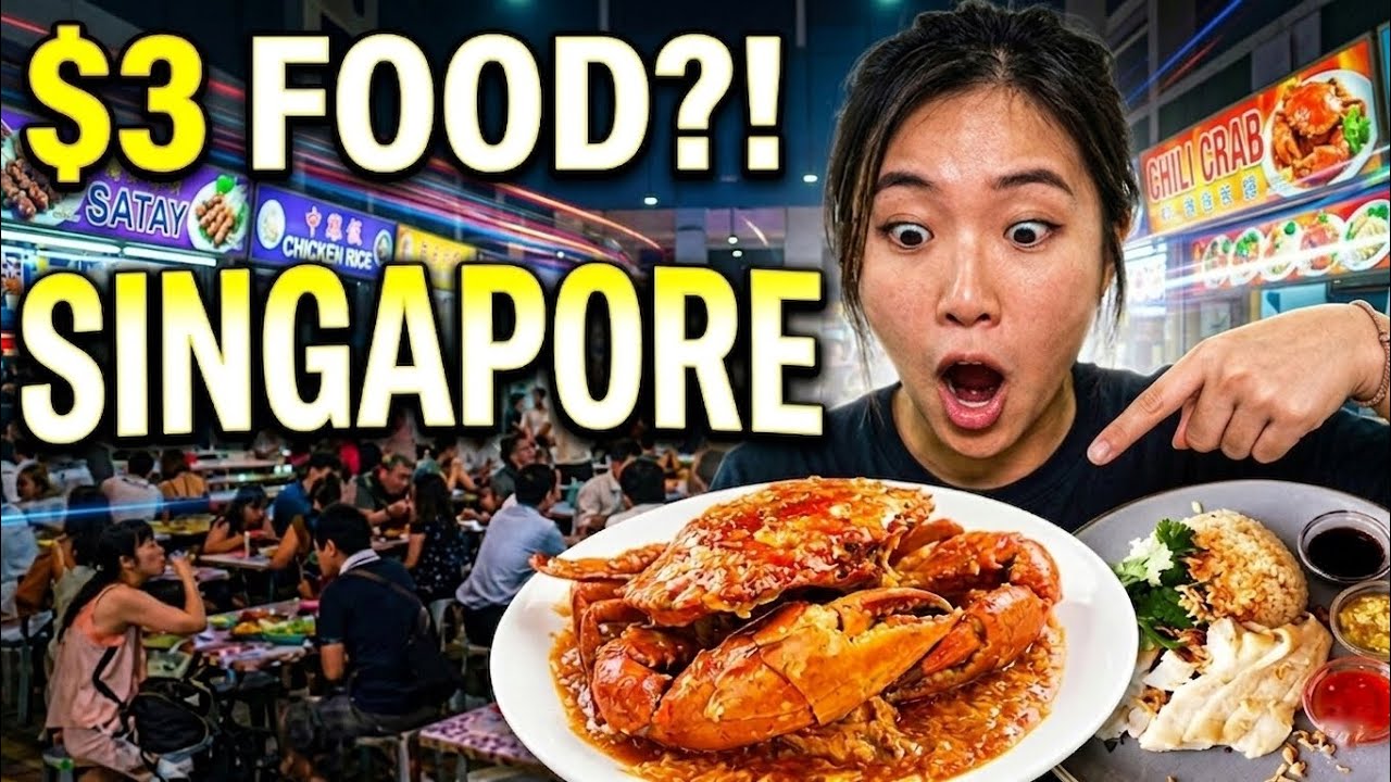 Singapore Street Food 😱 $3 Michelin Meals! | Hawker Centre Documentary