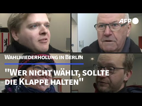 Wahlwiederholung in Berlin: "Wer nicht wählt, sollte die Klappe halten" | AFP