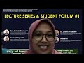 Lecturer Series Student Forum 1 Disaster And Community Development