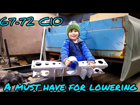 67-72 C10 adjustable trailing arm cross member install
