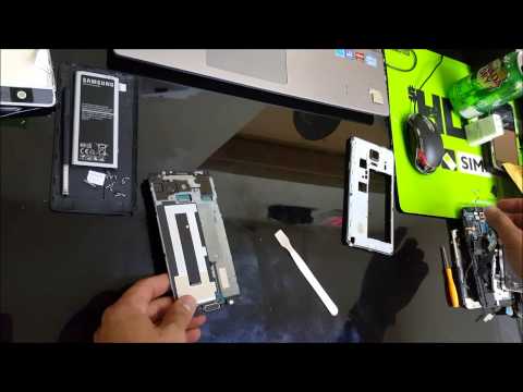 Samsung Galaxy Note 4 - How to Take Apart & Replace LCD Glass Screen Replacement
