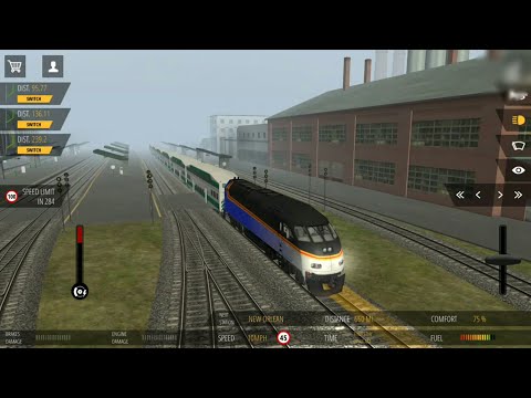 Train Simulator PRO 2018 Gameplay - NEW Train MPI MPXpress + 6 Bombardier Bi-Level Railcars + 100MPH - YouTube
