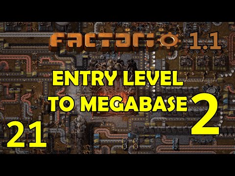 TRAIN DEPOT SETUP - Factorio 1.1 - Entry Level To Megabase 2! - Let's Play Tutorial! Ep 21