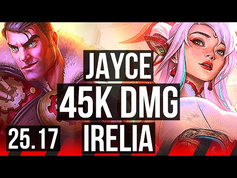 JAYCE vs IRELIA (TOP) | 14 solo kills, 45k DMG, Legendary | KR Master | 25.17