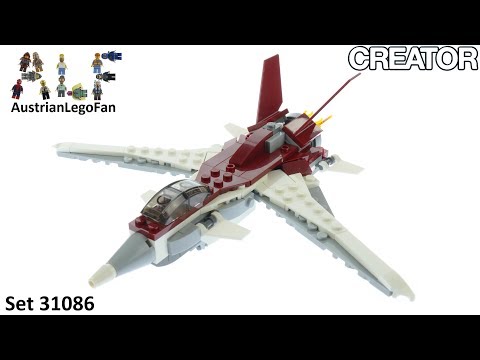 Vidéo LEGO Creator 31086 : L'avion futuriste