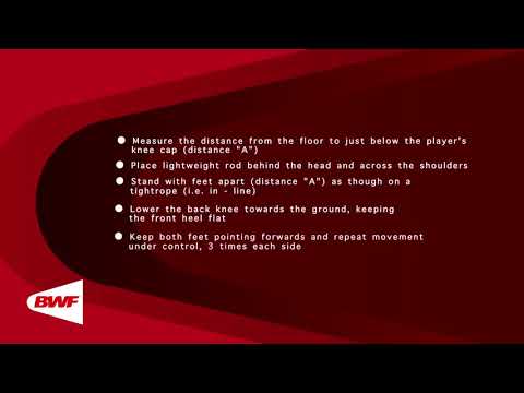 CE2M9V10 Fitness Testing - Inline Lunge Test