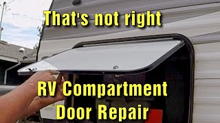 RV Compartment Door Repair