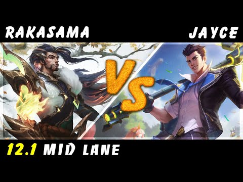 RaKaSaMa - Yasuo vs Jayce MID Patch 12.1 - Yasuo Gameplay
