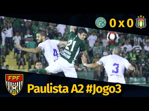 Guarani 0x0 São Caetano - PaulistãoA2 #Jogo03