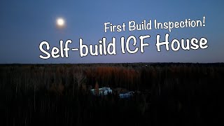 4.11.2022 First Inspection of our Self Build Nudura ICF House!