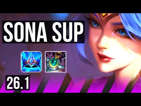 SONA & Varus vs PYKE & Miss Fortune (SUP) | Perfect KDA: 5/0/12 | EUW Master | 26.1