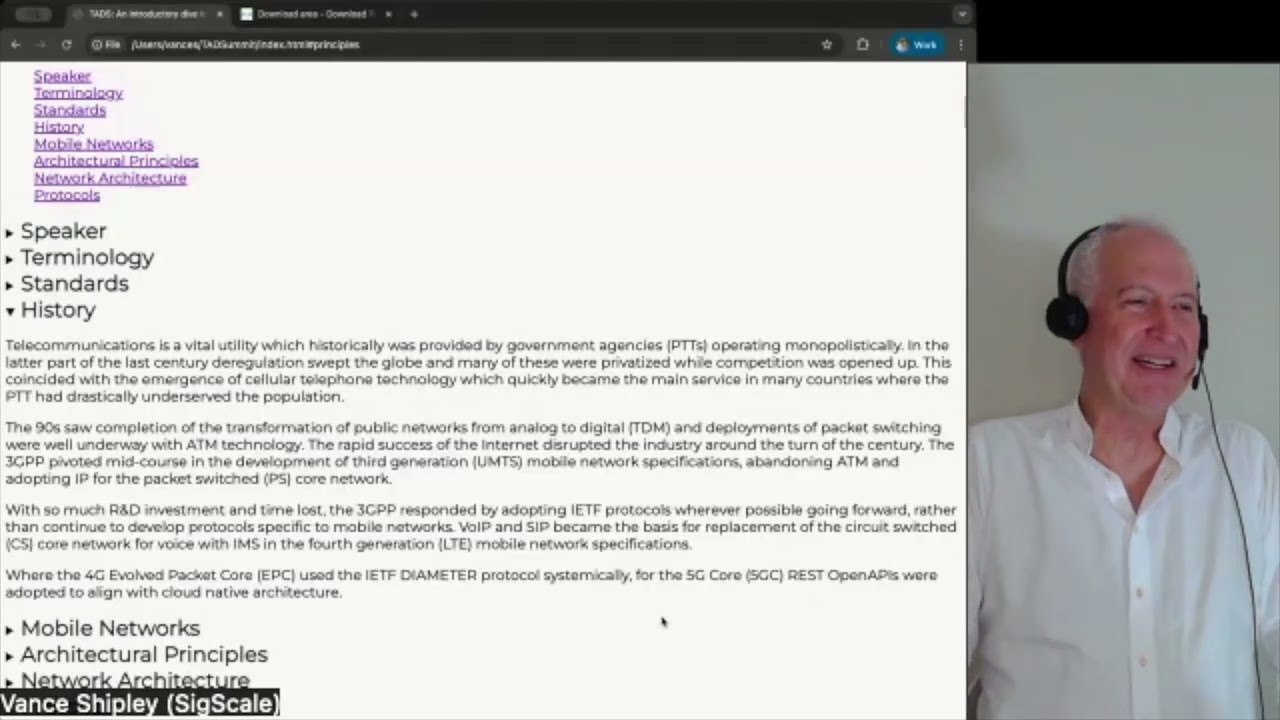 An introductory dive into Telecoms with Vance Shipley