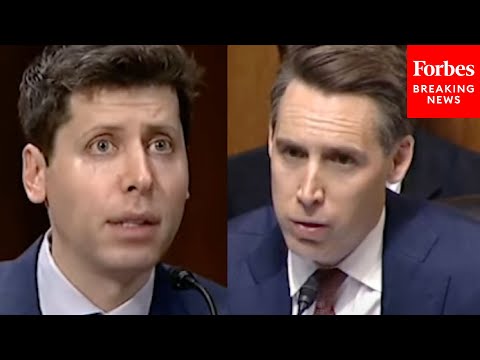 'Should We Be Concerned?': Josh Hawley Asks OpenAI Head About AI's Effect On Elections