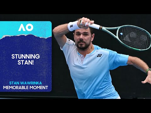 Stan Wawrinka Unleashes Thunderbolt Forehand! | Australian Open 2026 First Round