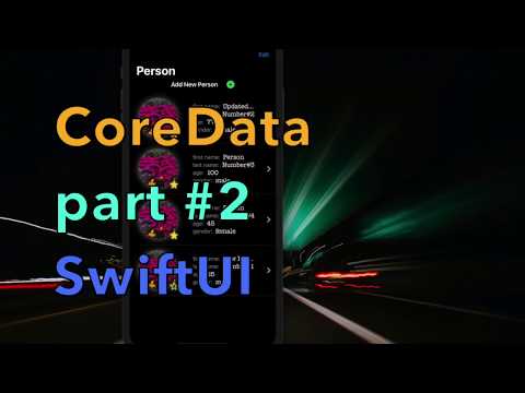 SwiftUI Core Data part 2