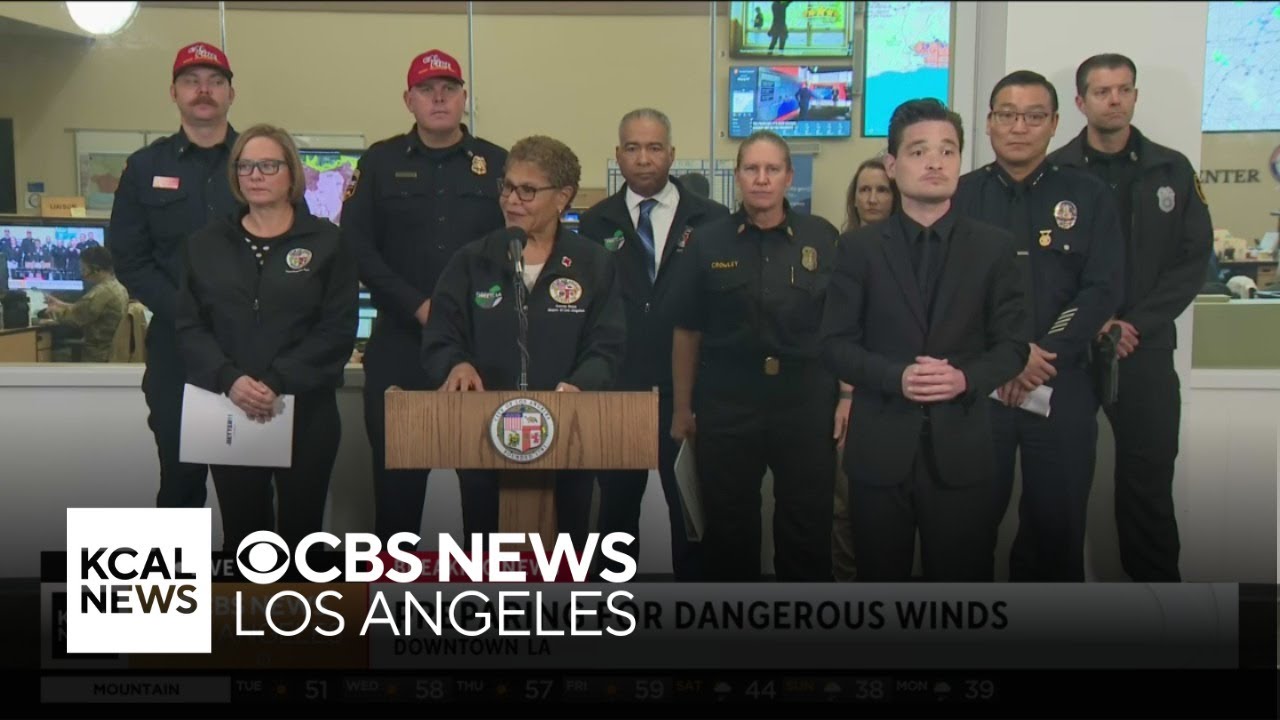 Los Angeles officials provide an update on fire weather preparations