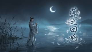 Chinese Moonlight Music: Gentle Flute & Ambient Tones | Peaceful Misty Lake