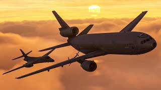 B-1B Bomber Aerial Refueling - MSFS Formation