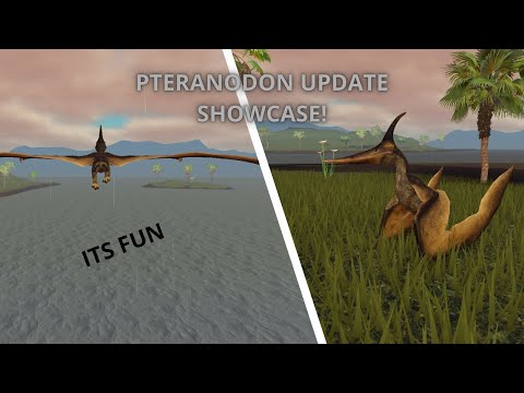 Roblox Pteranodon showcase dinosaur life! code