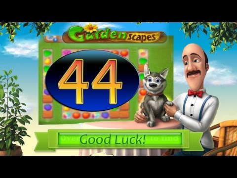 Gardenscapes 44 level Walkthrough