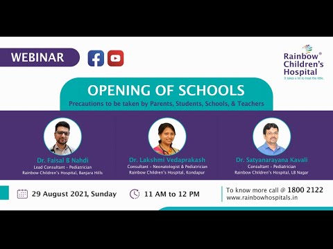 Webinar | Opening of Schools - Precautions to be taken