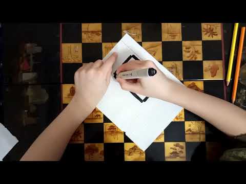 Как нарисовать золотую кнопку YouTube по клеточкам