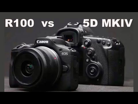 Canon 5D Mark IV 4 DSLR vs mirrorless Canon R100. Unexpected results!