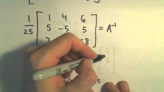 Solving a 3 x 3 System of Equations Using the Inverse