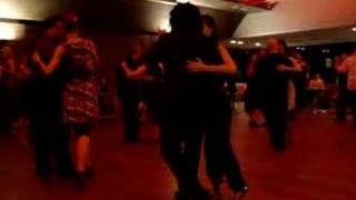 Sebastian Arce 3 dancing during Milonga TIP-TV