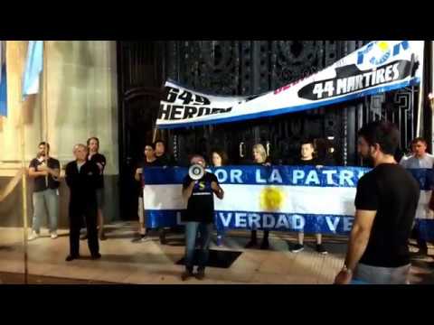 Marcha 2 de abril 2019: Soaje Pinto en Cancillería