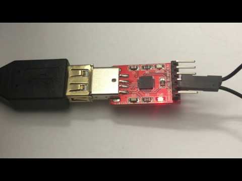 USB to TTL CP2102 Without Cable video