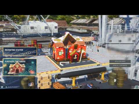 Opening 25 Santa Mega Gift Containers - World of Warships