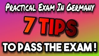 7 SECRETS to pass the GERMAN driving LICENSE practical test EASY!