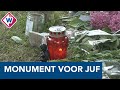 Monumentje op de Schaapweg voor 'de liefste juf'