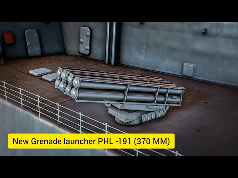 New Battle Pass Grenade Launcher PHL-191 (370 mm) Review! Modern warships