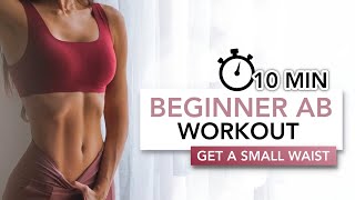 10 MIN BEGINNER AB WORKOUT (With Breaks) | Eylem Abaci