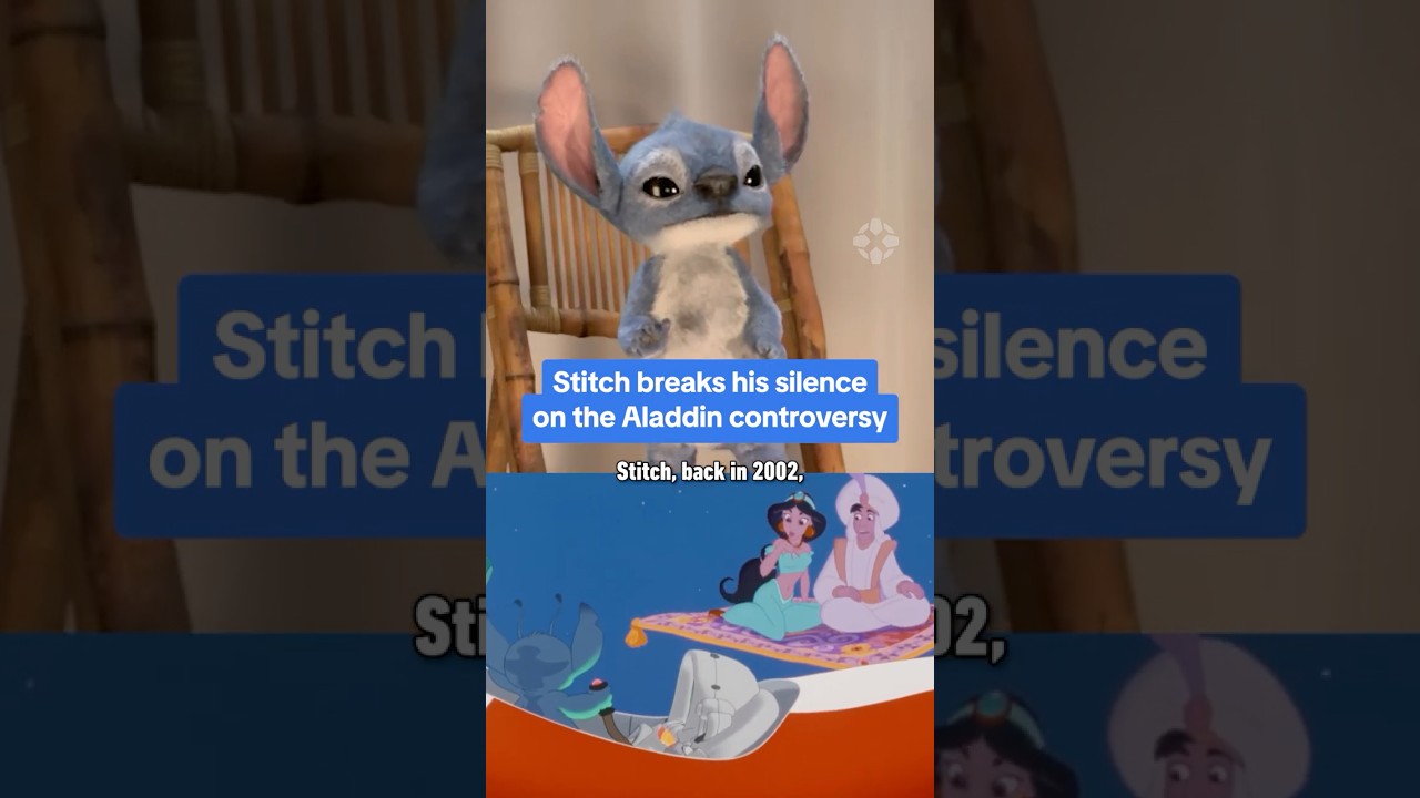 We asked Stitch about the 2002 Lilo & Stitch trailer with Aladdin & Jasmine... #stitch #movie #ign