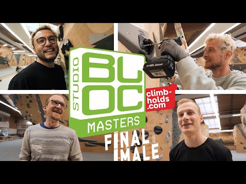 Studio Bloc Masters 2023 - The route setting process #1 - Male final