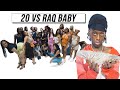 20 WOMEN VS 1 RAPPER: RAQBABY