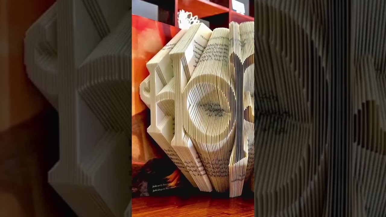Book Folding Time-Lapse; Hope