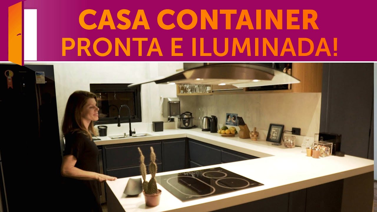 Casa Container Pronta e Iluminada