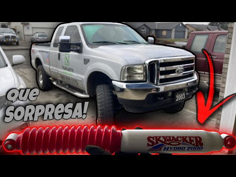 Amortiguadores Skyjacker Hydro 7000 | SON BUENOS⁉️ 2003 Ford F-250 Super Duty | Foringas Beto Trokas